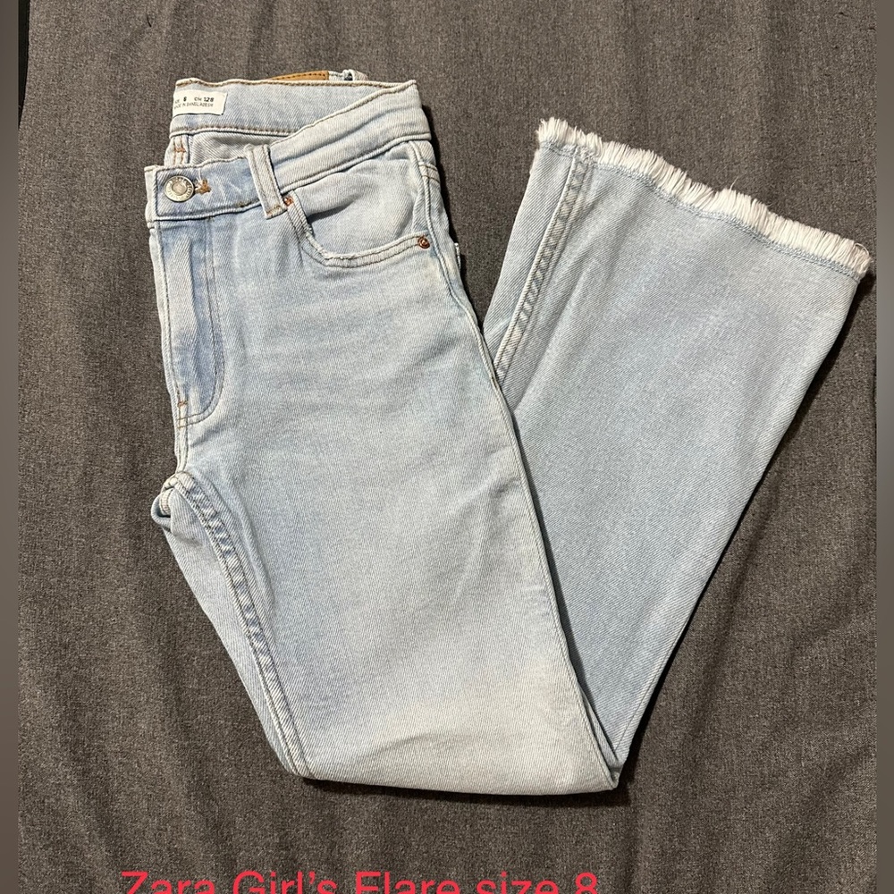 Girl’s Zara flare jeans size 8